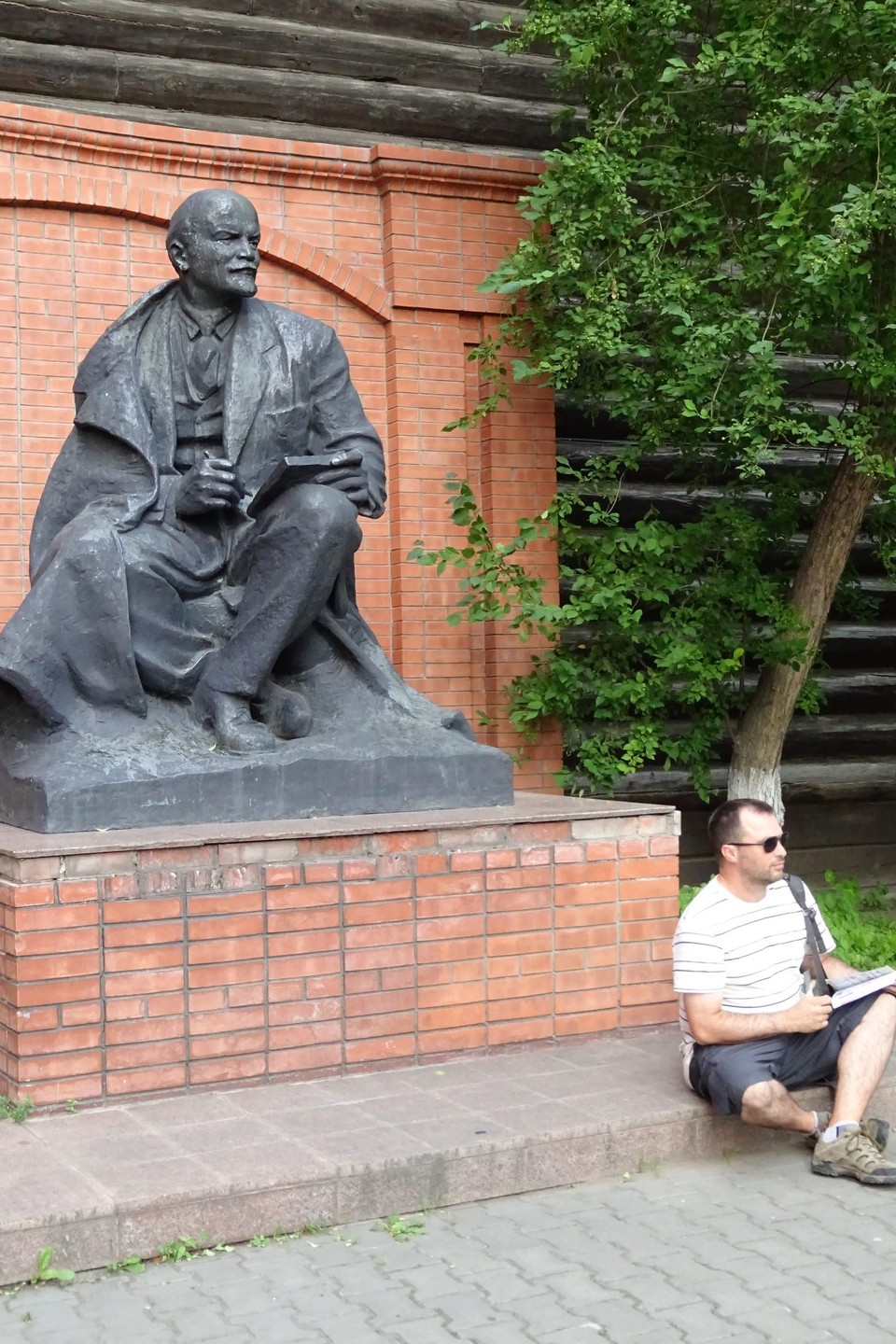 Russia - Tomsk - Luke and Lenin - Krasnoyarsk