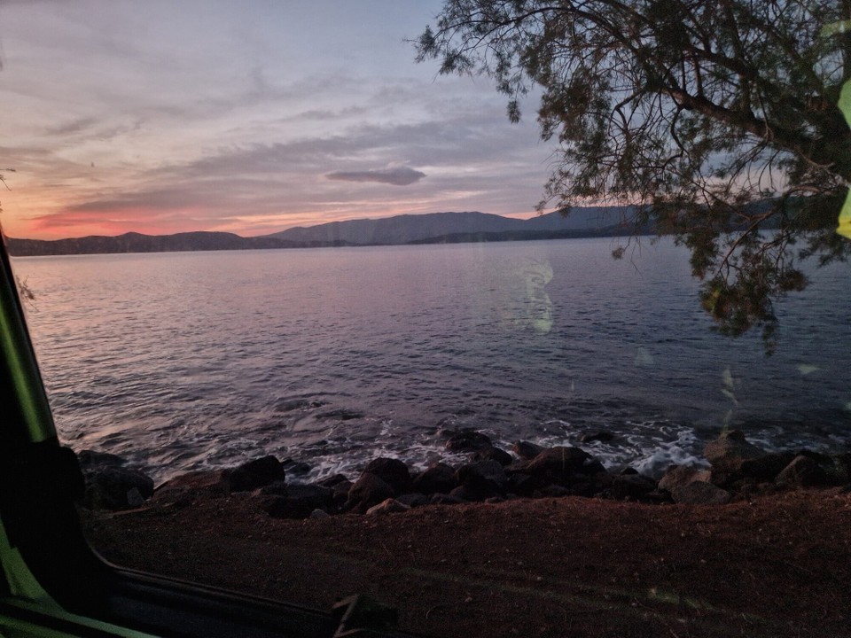 Griechenland - Agios Nikolaos - Blick aus dem Wohnzimmerfenster 