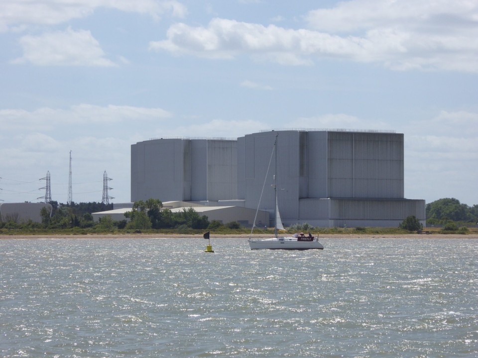 United Kingdom - Southminster - Magnox designed nuclear power station at Bradwell is located on the Dengie Peninsula. In 2019 it was the first nuclear power station to be placed into long-term decommissioned management.
