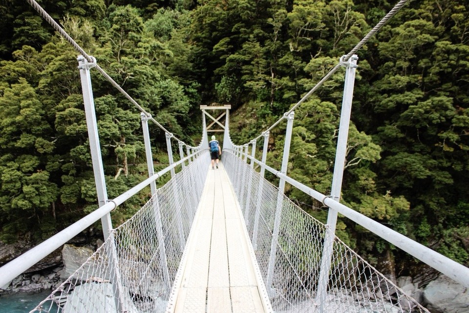 Neuseeland - Wanaka - Leichter Trek am wunderschönen Gletscherfluss entlang 