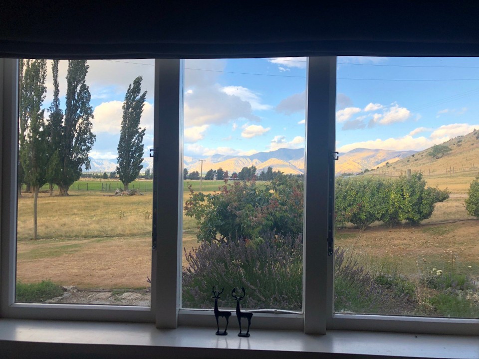 Neuseeland - Wanaka - Wunderbare Aussicht aus der Küche