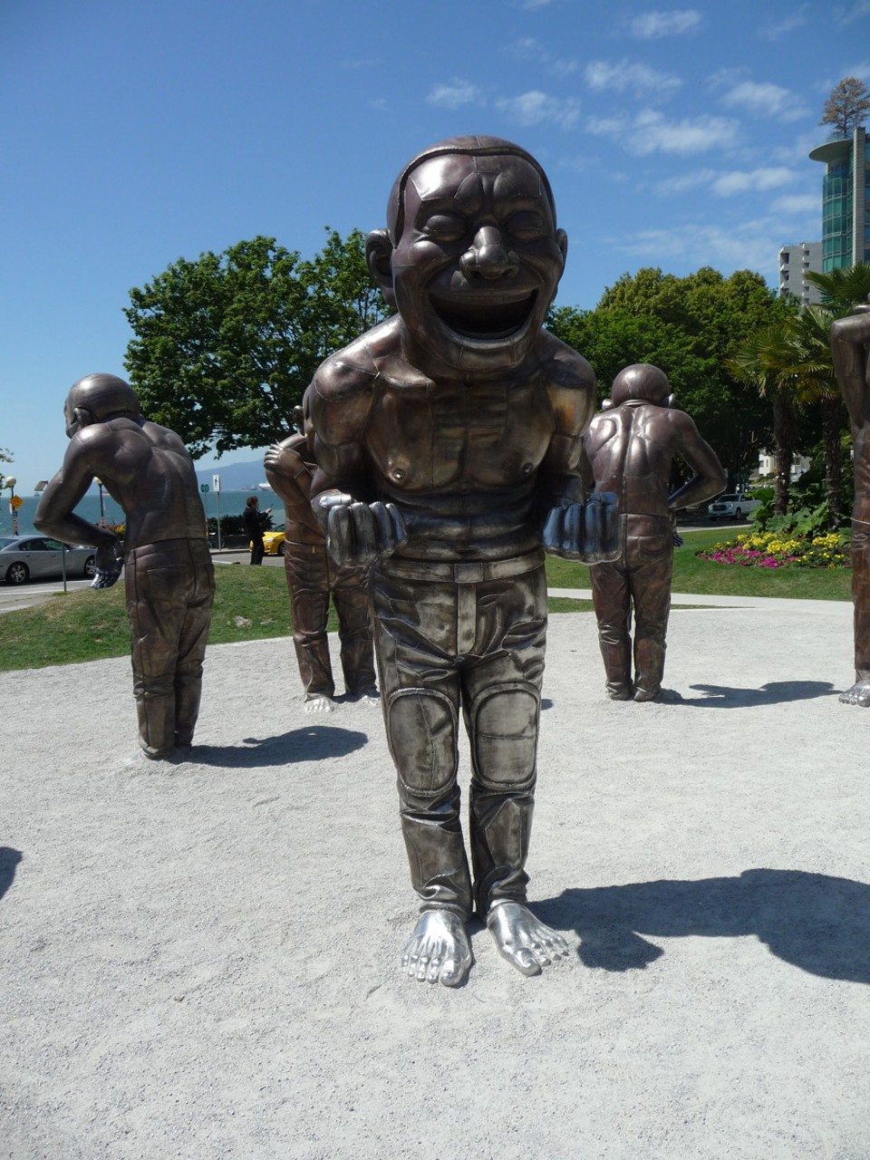 Canada - Vancouver - Lachebekkende mannetjes 