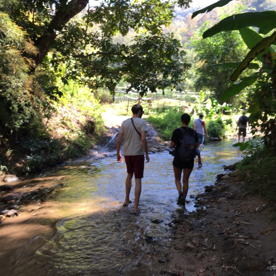 Thailand - Pai - Hiking im Wasser