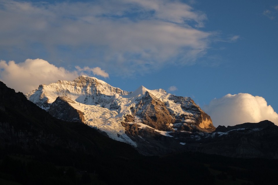  - Schweiz, Wengen - Und noch mal bei Sonnenuntergang, weil es so schön ist 😊