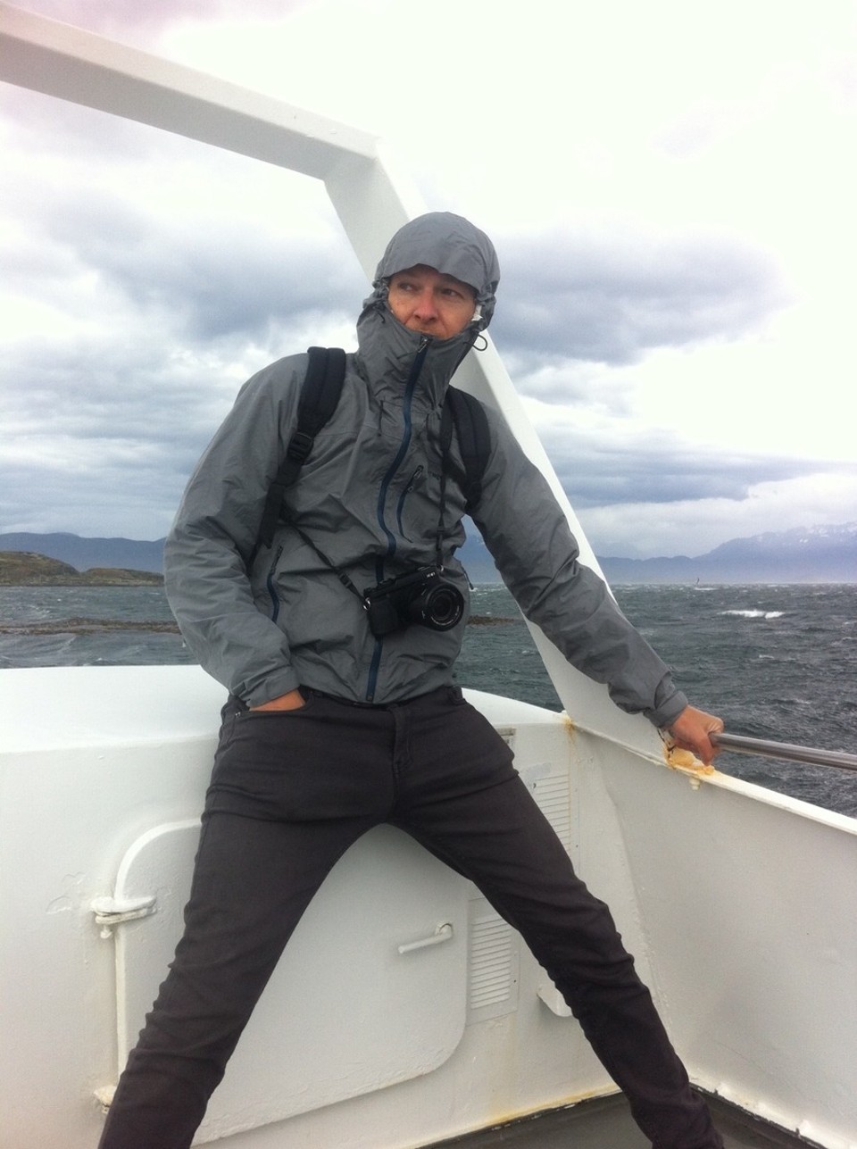 Argentina - Ushuaia - holding on...