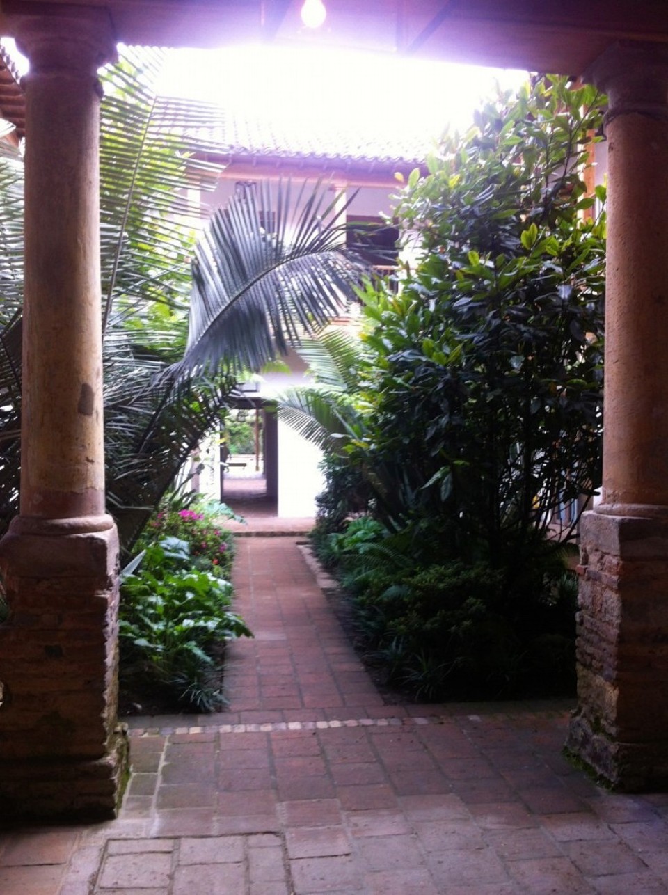 Colombia - Bogota - Idyllische Hinterhöfe