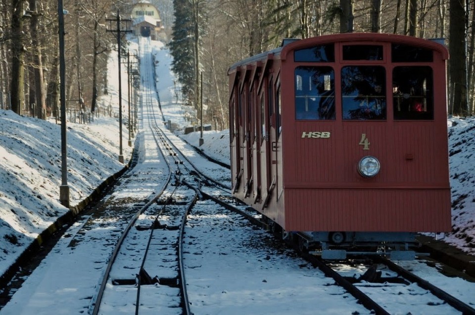 Deutschland - Heidelberg - Bergbahn  von Oktober bis März Winterfahrplan