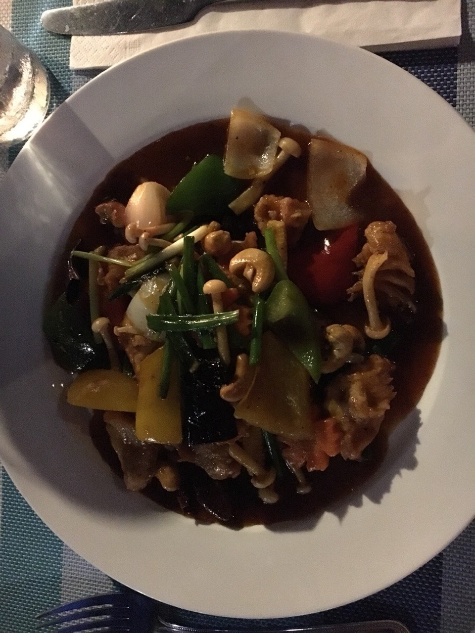 Thailand - Ko Tao - Huhn mit Cashew Nüssen