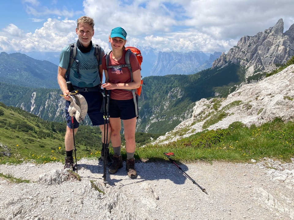 Italien - Alleghe - Erstes Plateau, in der Ferne die Civetta 