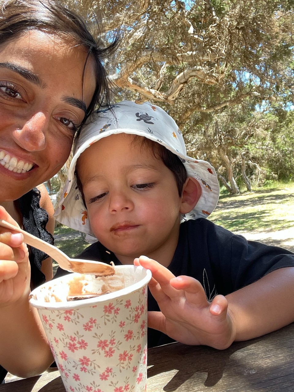 Australien - Bremer Bay - …und Eis gegessen haben.