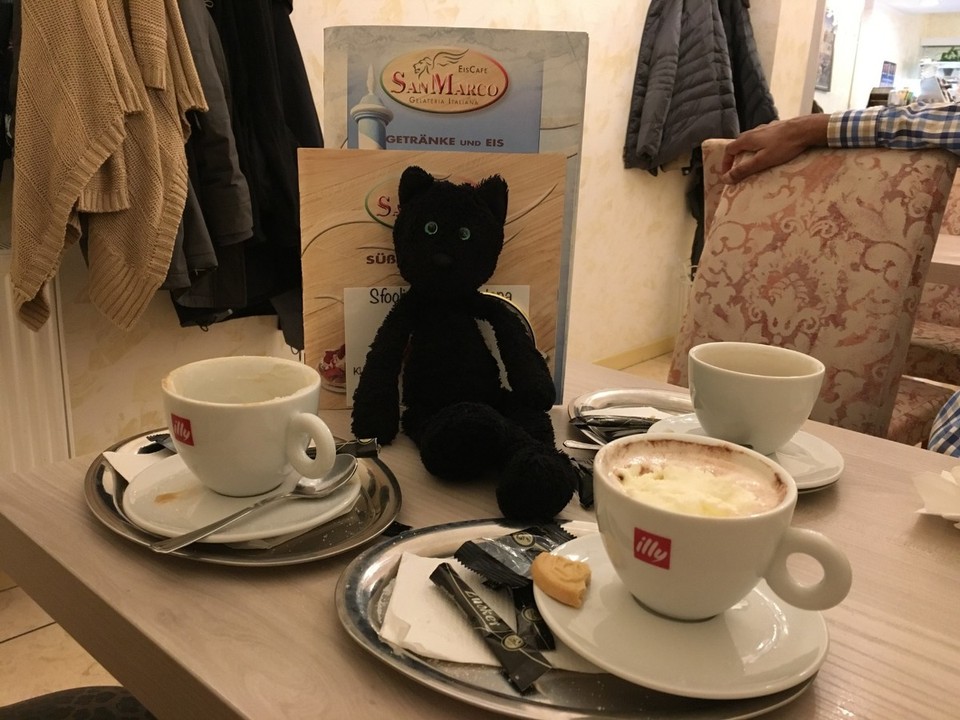 Germany - Celle - Time for a break in a German café...