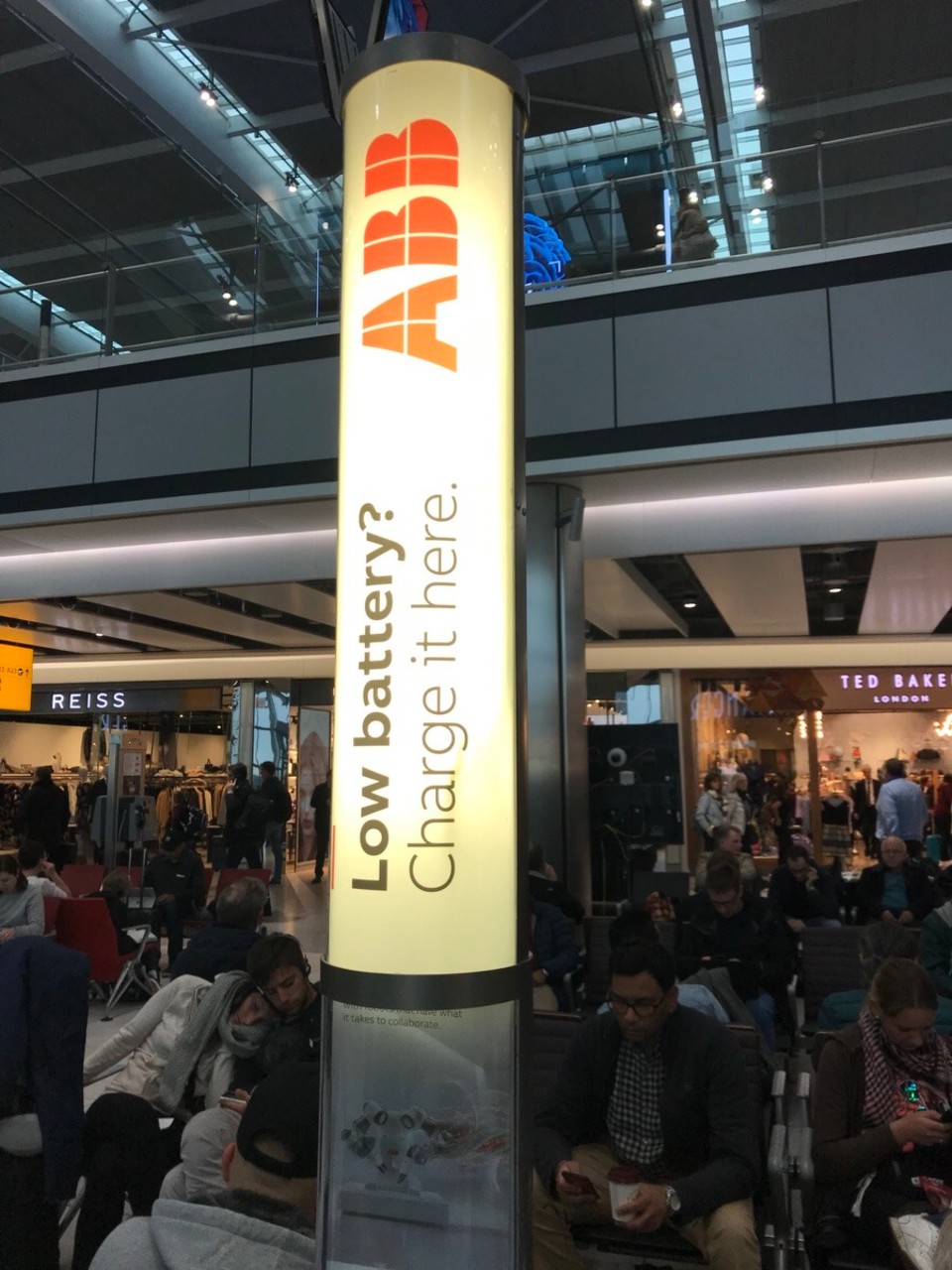United Kingdom - Hounslow - Thanks to my supplier ABB for making my phone feels recharged as it was well needed 😊⚡️