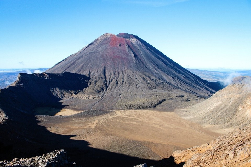 Neuseeland -  - Ngauruhoe, auch bekannt als The Doom/Schicksalsberg aus der Herr der Ringe 