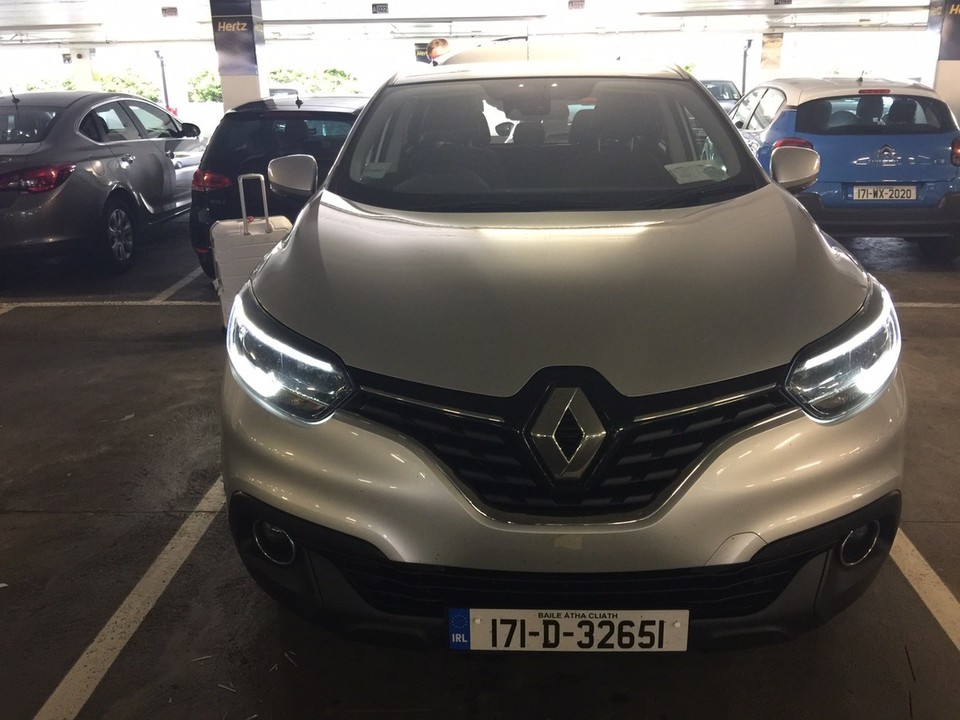 Ireland - Dublin - Our Renault Kadjar hire car, Dublin airport, Ireland. 