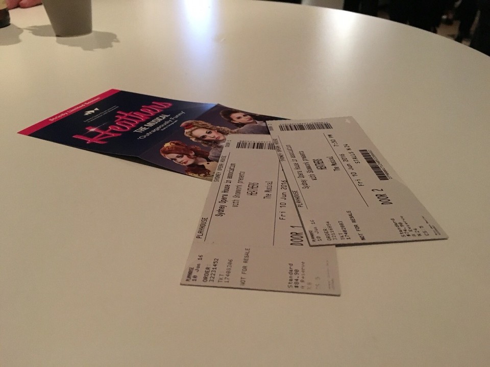 Australia - Sydney - In dem wohl bekanntesten Opernhaus der Welt haben wir uns ein Musical angeschaut - die Geschichte ist ein wenig schräg aber wer kann schon sagen das er im Opernhaus ein Event besucht hat?  
