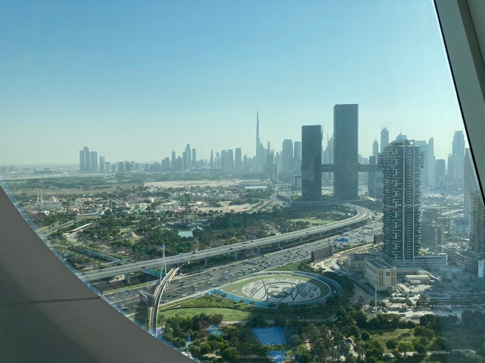 Vereinigte Arabische Emirate - Dubai - Die Aussicht ist schon mal sehr cool!