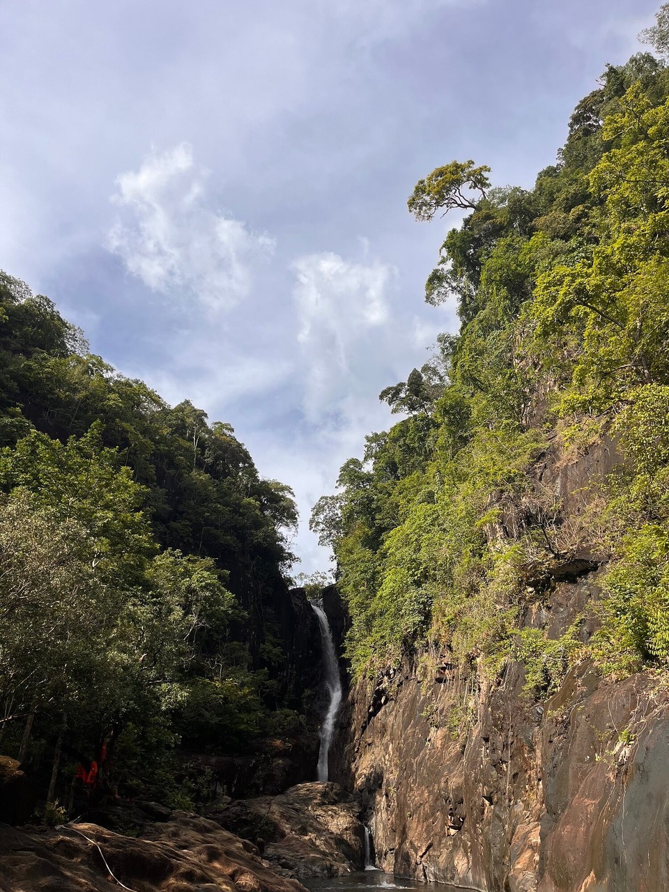Thailand - Ko Chang District - We visited Klong Plo waterfall and trekked through the jungle to get here 