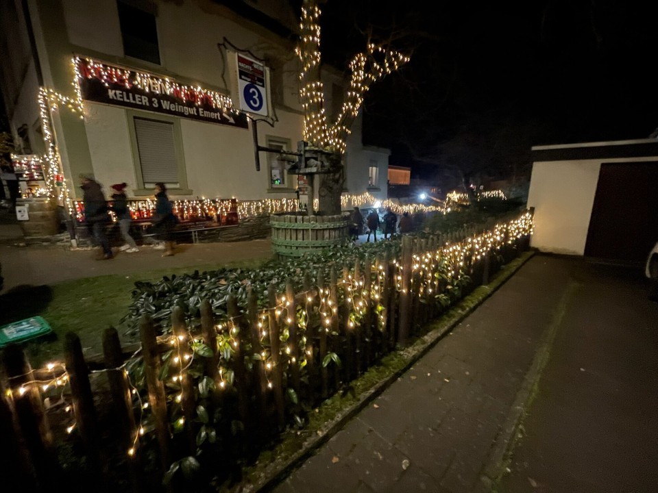 Deutschland - Traben-Trarbach - Da der erste Kellereingang von einer langen Schlange "verziert" war, sind wir erstmal durch die Stadt gelaufen. 