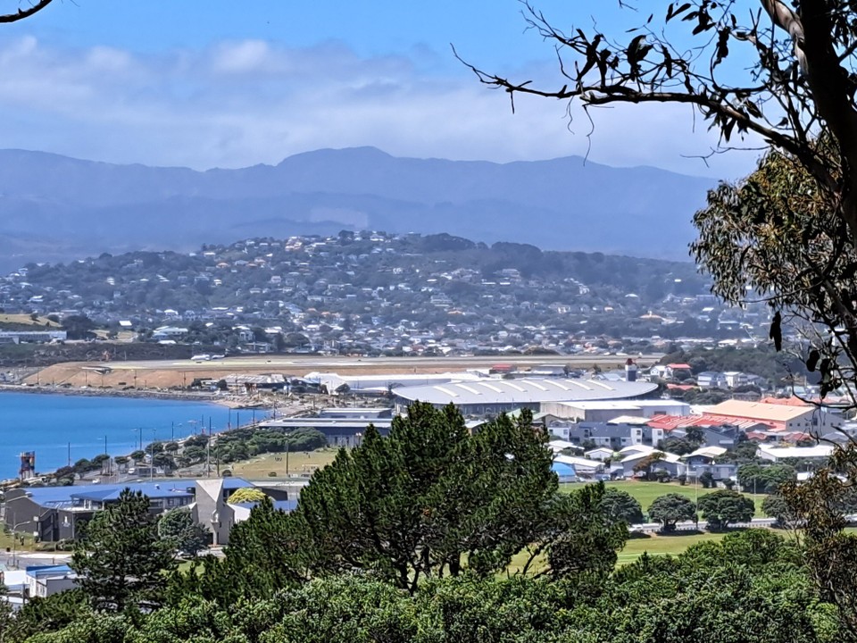 Neuseeland - Princess Beach - Blick zum Flughafen 