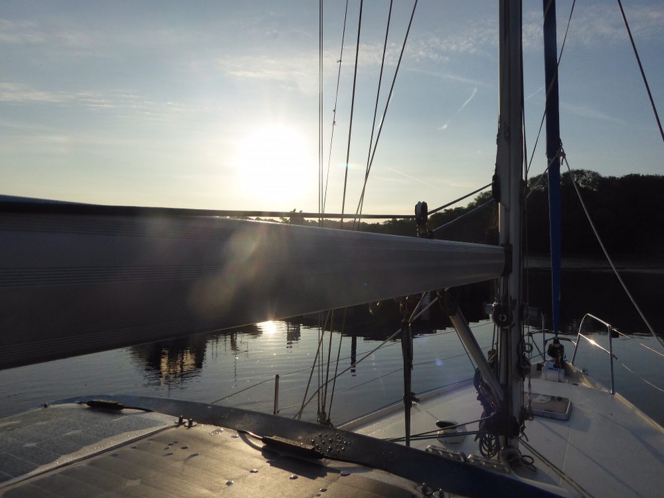 United Kingdom - Felixstowe - A glorious morning for our 5am start.