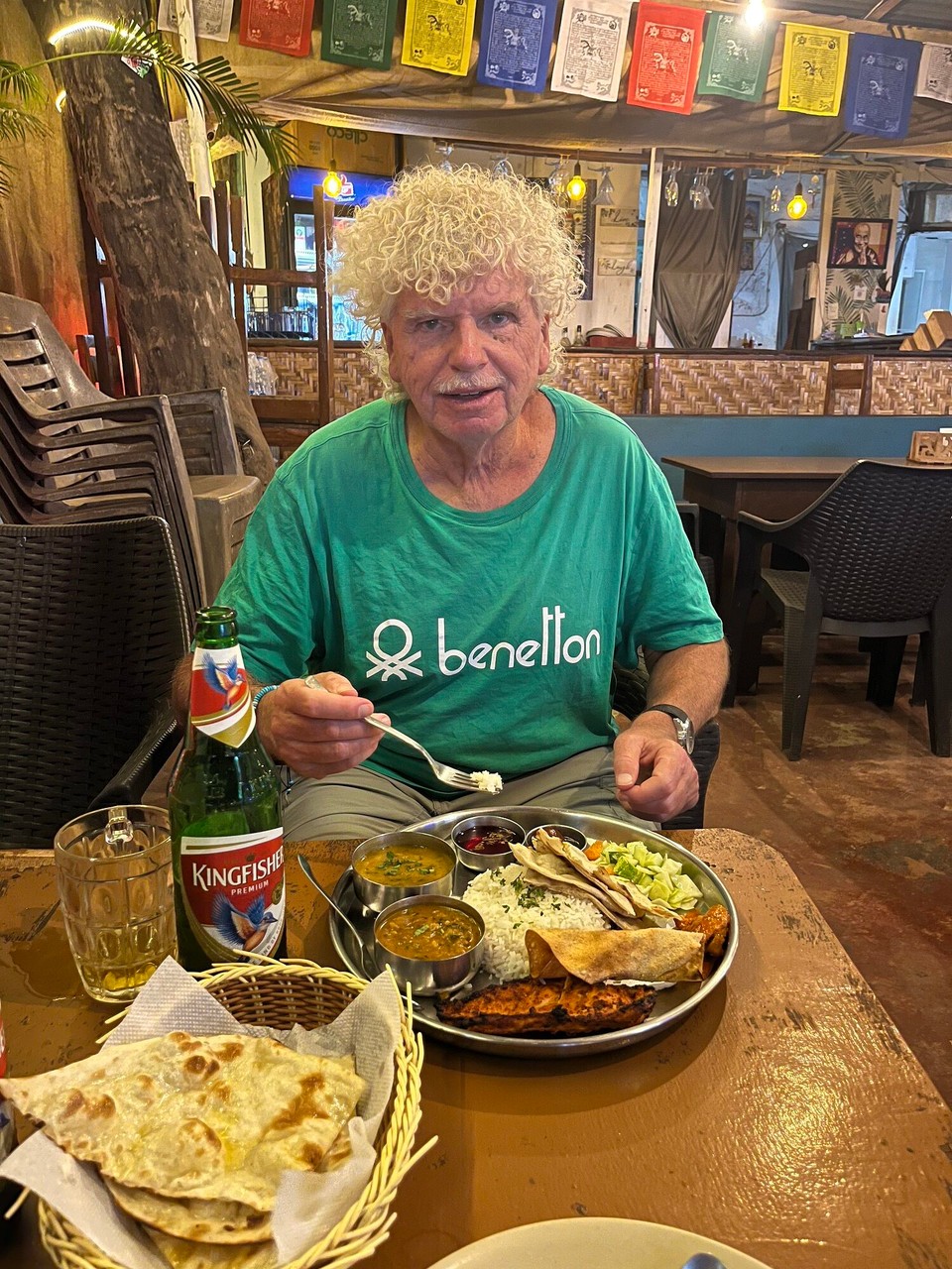 Indien - Canacona - Abendessen: hervorragendes Thali