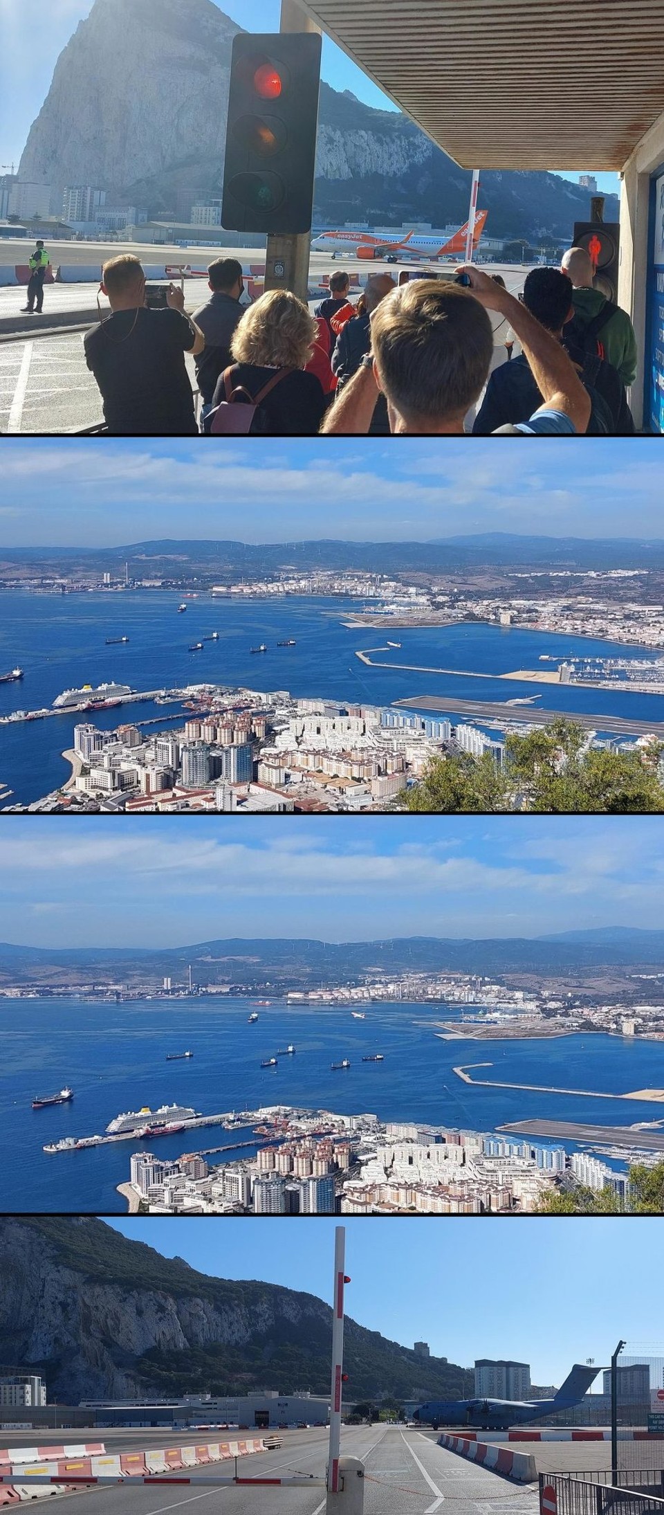 Gibraltar - unbekannt - Der Flugplatz von Gibraltar ist schon  besonders. 