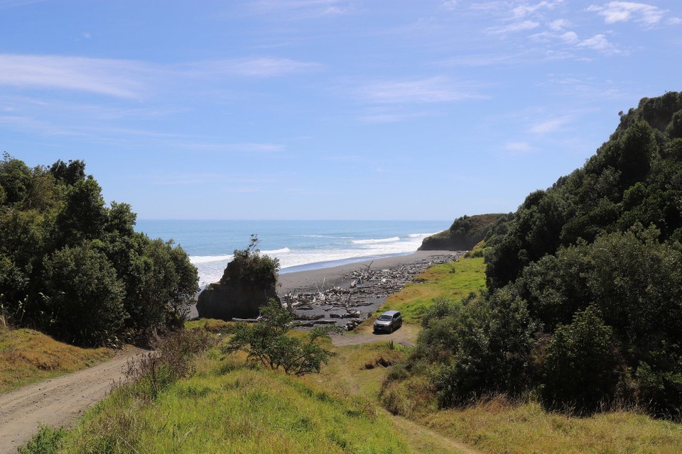 Neuseeland - Waitomo-Distrikt - Am Strand von Mokau