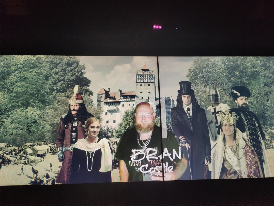 Rumänien - Bran - Touri Foto im Zusatz Ausgang