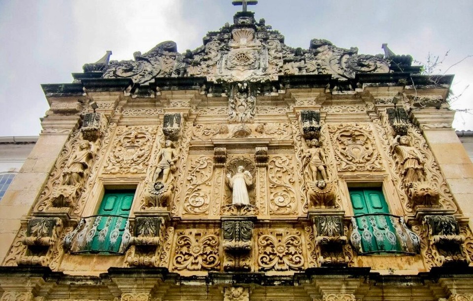 Brasilien - Salvador - Die berühmte Kirche in der Altstadt mit der tollen Fassade